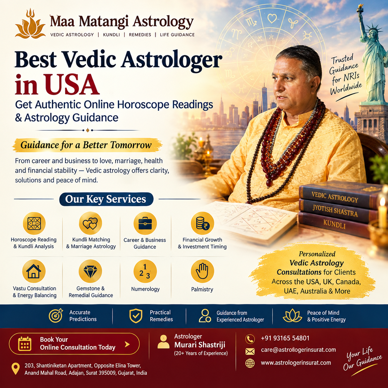Best Vedic Astrologer in USA